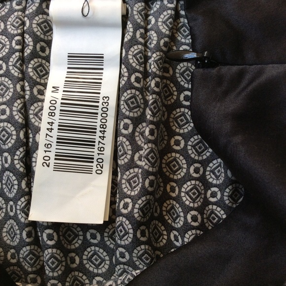 Zara woman silk patterned skirt button apron - Picture 3 of 4